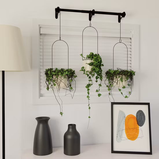 Morandi Colors Hängender Blumentopf aus Keramik für die Inneneinrichtung