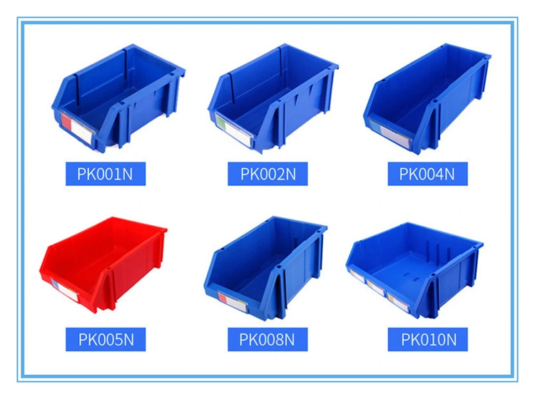 Warehouse Spare Parts Stackable Plastic Storage Bins for Hardware Storage