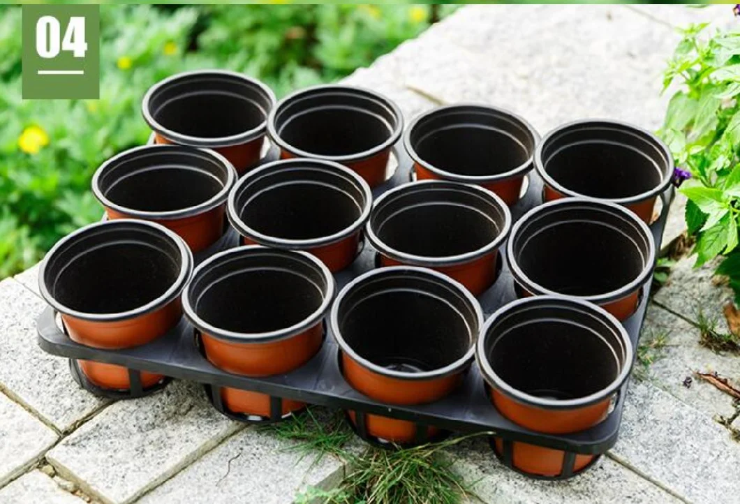 Different Size Thick Plastic Flower Plants Nursery Pots Grow Pots Flower Pots Garden Pots Plant Pot Garden Outdoor Growing Planter Pots Factory Wholesale Price